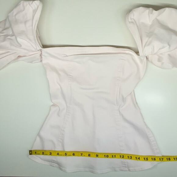 GUC | ADEAM | Off-Shoulder Bustier Top | Pale Pink | Size 2 - Picture 13 of 16